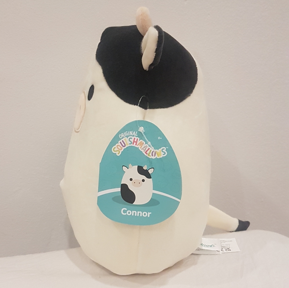 Cow Squishmallow 8" Connor (peach horns/nose) - Picture 3 of 6